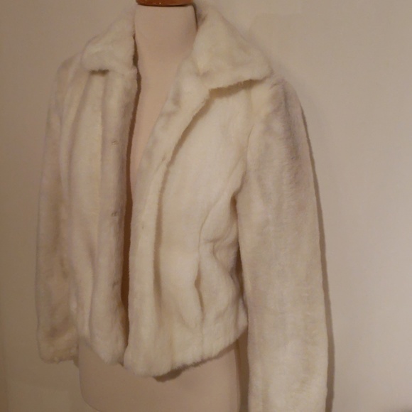 LOFT Jackets & Blazers - Anne Taylor Loft Faux Fur Jacket sz 4